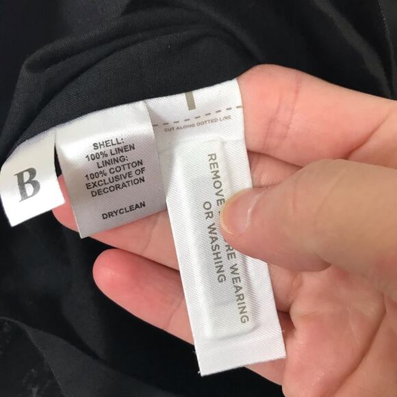 Loft Linen Snake Skin Print Color Block Dress Sz 12P - Picture 6 of 9